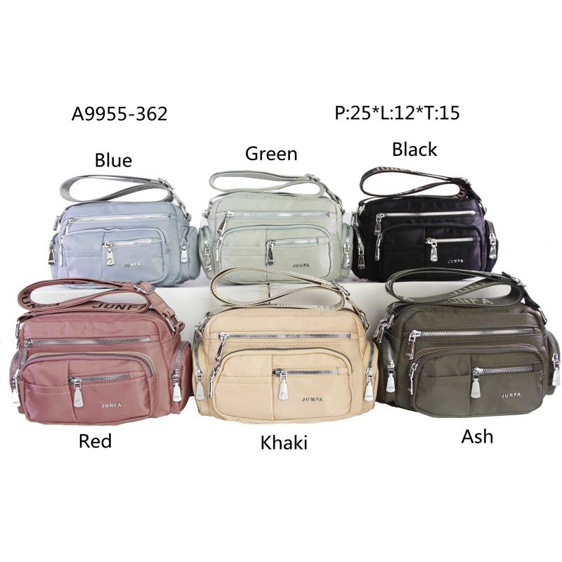 Tas Slempang Junfa Parasut Import A9955-362#