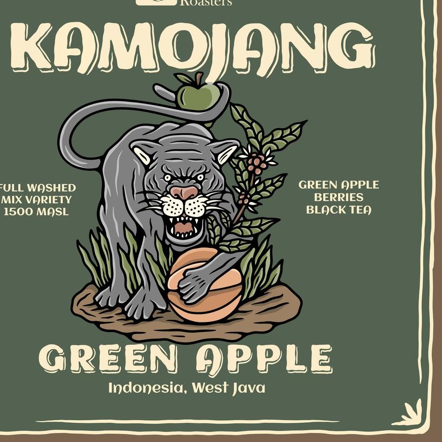 

➾ Kopi Arabika KAMOJANG GREEN APPLE (200 gr) Single Origin Specialty Coffee ✴