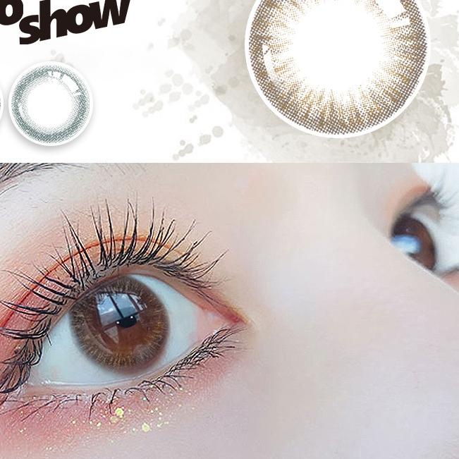 ♜ ✔️100% ORI SAYOSHOW RYKIEL Sepasang Softlens Brown Minus 14 mm ( NORMAL S/D-8.00) Contact Lens Sof