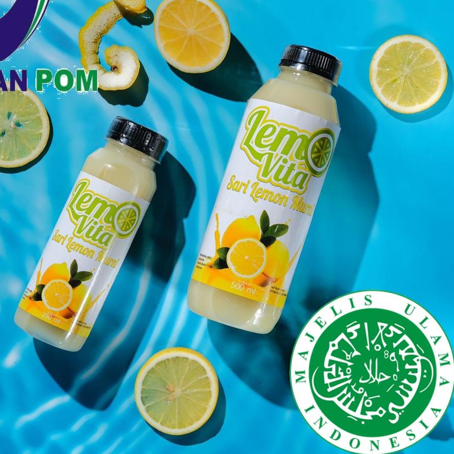 

✈ PAKET 1 Liter Lemovita Fresh Jus Lemon Halal ☑