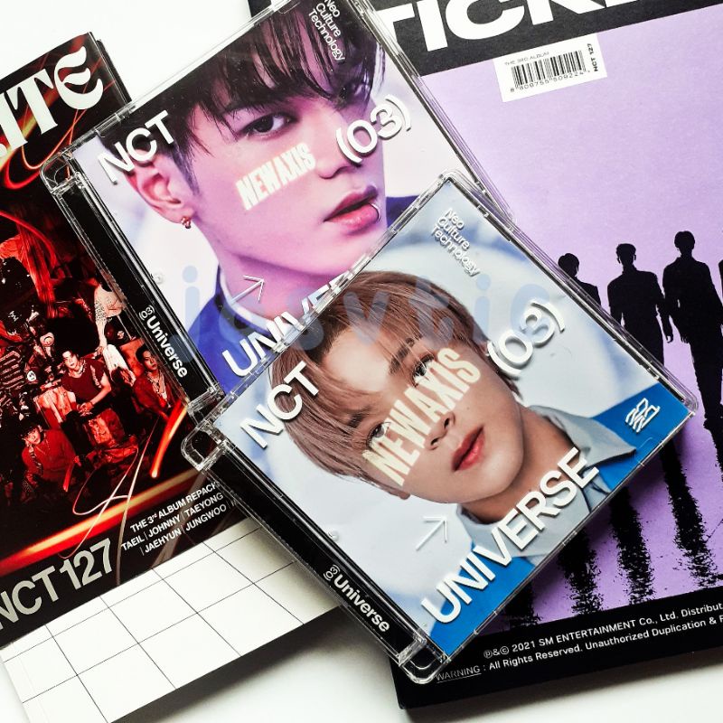 Album Only NCT & NCT 127 with printilan kecuali pc (jewelcase haechan taeyong, favorite catharsis ve