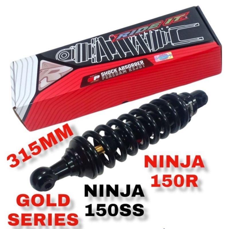 (BISA COD) MonoShock Ride It GP 101 Premium Mono Shock Original Ride It 101, Ninja 150 R 150R | Ninja 150 SS 150SS | Ninja 2 Tak | 2T