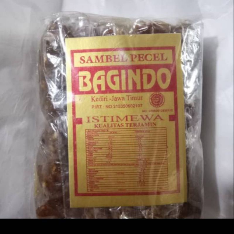 

Bumbu sambal pecel Bagindo