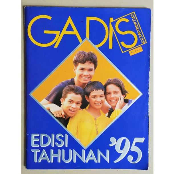 Majalah Gadis Edisi Tahunan 1995 + ada poster kalender Guess