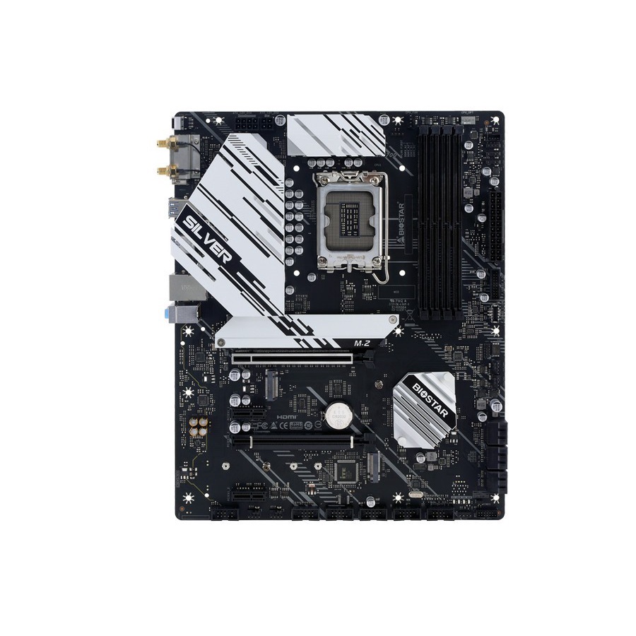 MOTHERBOARD BIOSTAR Z790A-SILVER DDR5 (Intel LGA 1700, Gen12, Gen13)