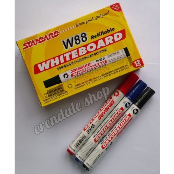 

Spidol Whiteboard - standart W88 warna merah