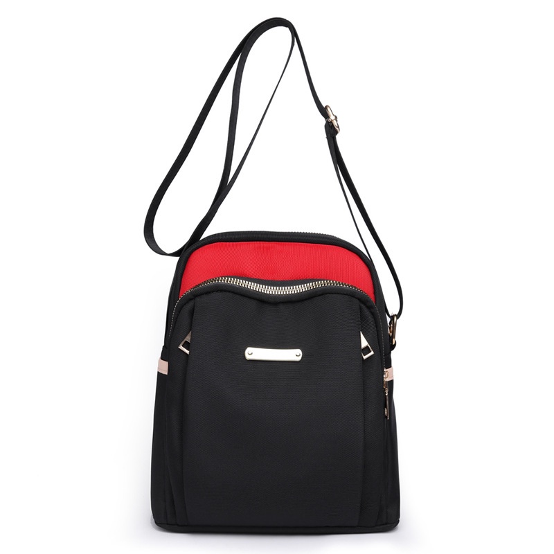 TAS SELEMPANG WANITA SIMPLE CASUAL LUCU SHOULDER BAHU FASHION IMPORT SLING BAG KOREA CEWEK MURAH REMAJA KEKINIAN BATAM BRANDED PREMIUM ANTI AIR HITAM SENATE TA743B5