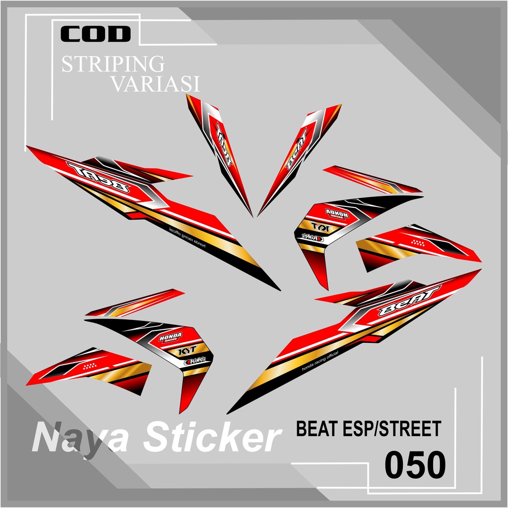 Sticker Striping List Variasi Beat Esp/Street - Striping Variasi Beat Esp/Street