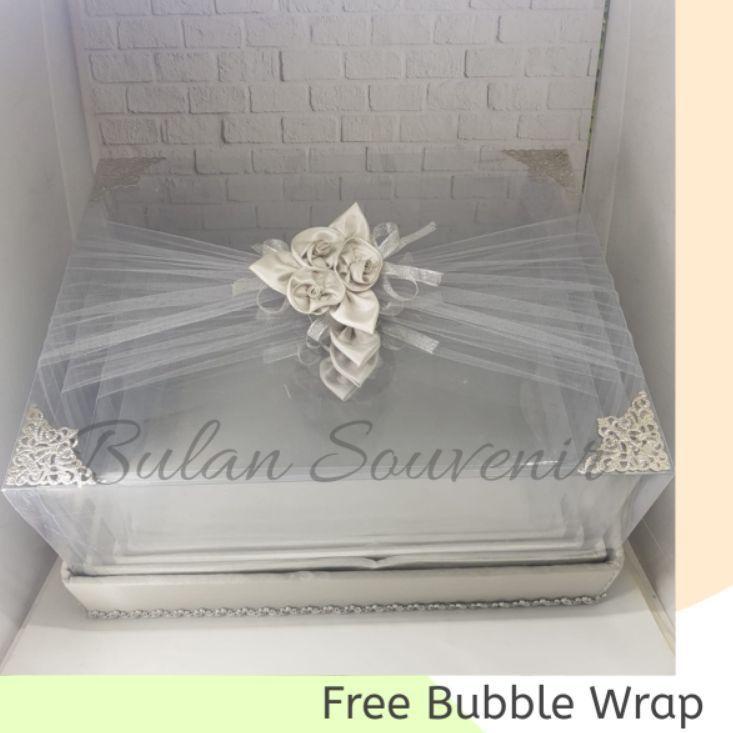 

Termurah dan terbaik Box Kotak Seserahan Lamaran Mika Pita Tile 1 Set Isi 4 Box serbuuu !