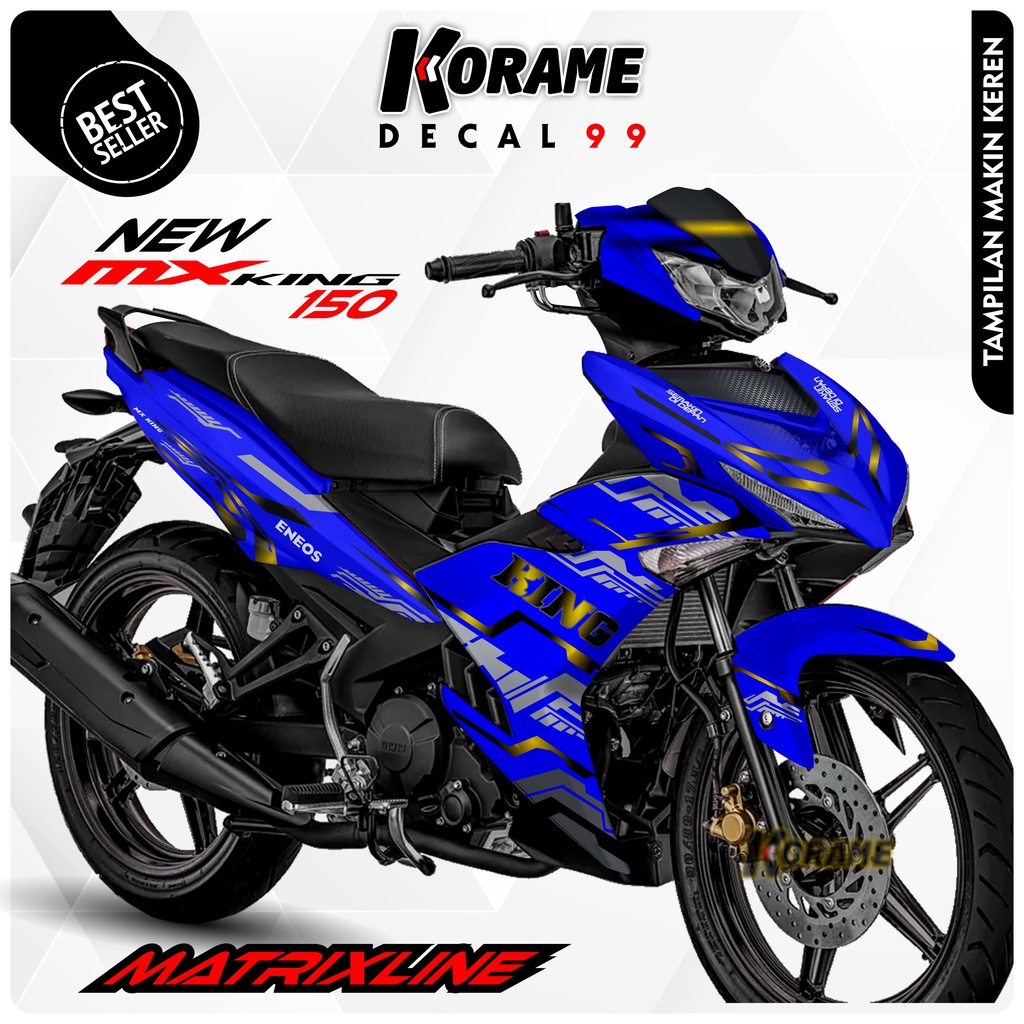 Jual Decal Stiker Motor New Mx King Motif Terbaru Bunglon Sticker