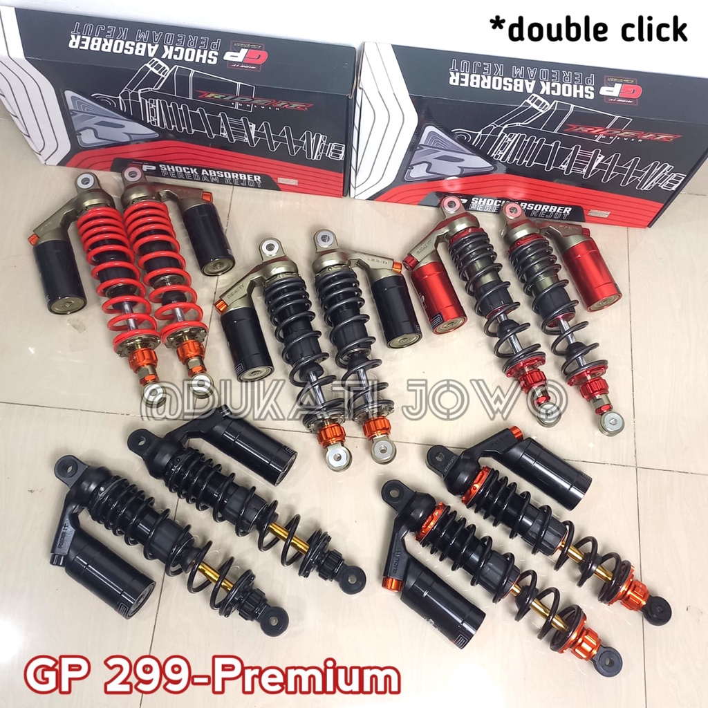 Shockbreaker Tabung Ride IT GP 299 NEW DOUBLE CLICK Series Skok 280mm 320mm 340mm NMAX FizR CB GL Megapro Tiger