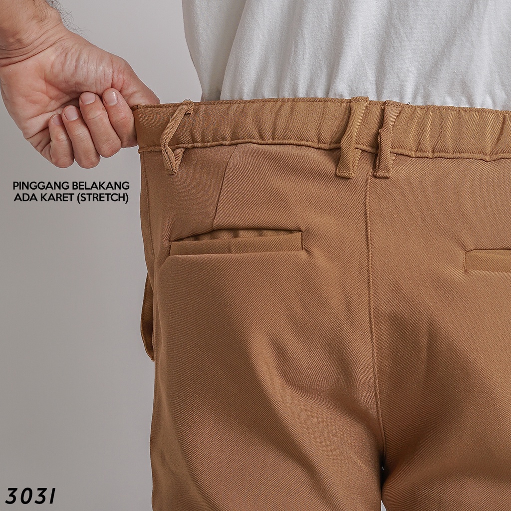 HSRM Celana Dapper Ankle Pants Mustard 303 I