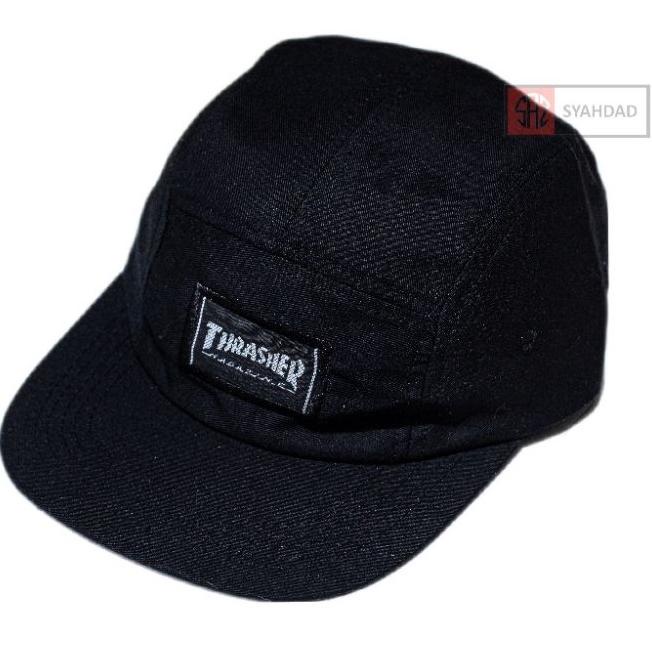 【F⚡ASH SALE✅】 TOPI 5 PANEL PRIA WANITA CAP thrasher DISTRO ORIGINAL