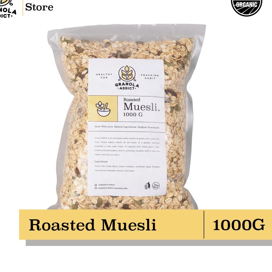 

☺ Granola Addict - Roasted Muesli Fruit & Seed 1KG ۩