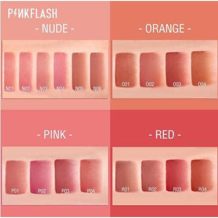 * NCC * Pinkflash Long Lasting Matte Lipcream Pink Flash Lip Cream Lipstik