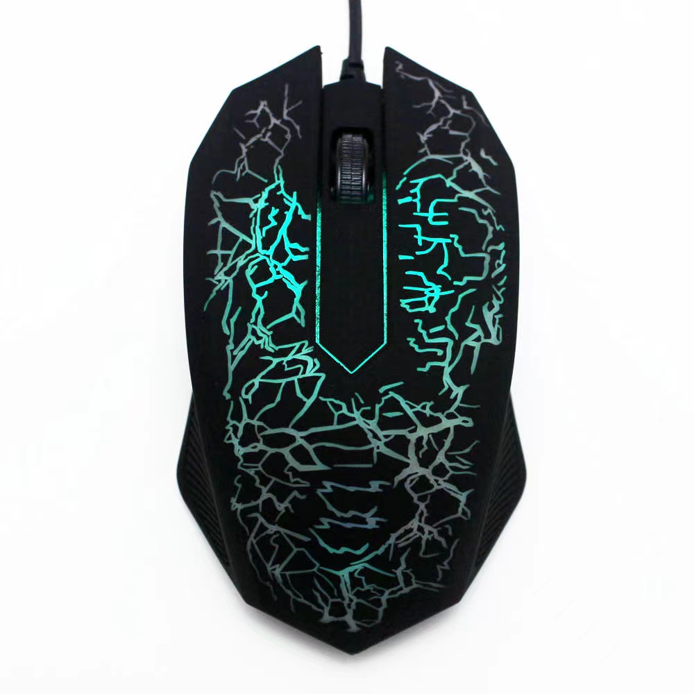 Mouse Gaming Motif RGB Kabel USB Laptop PC