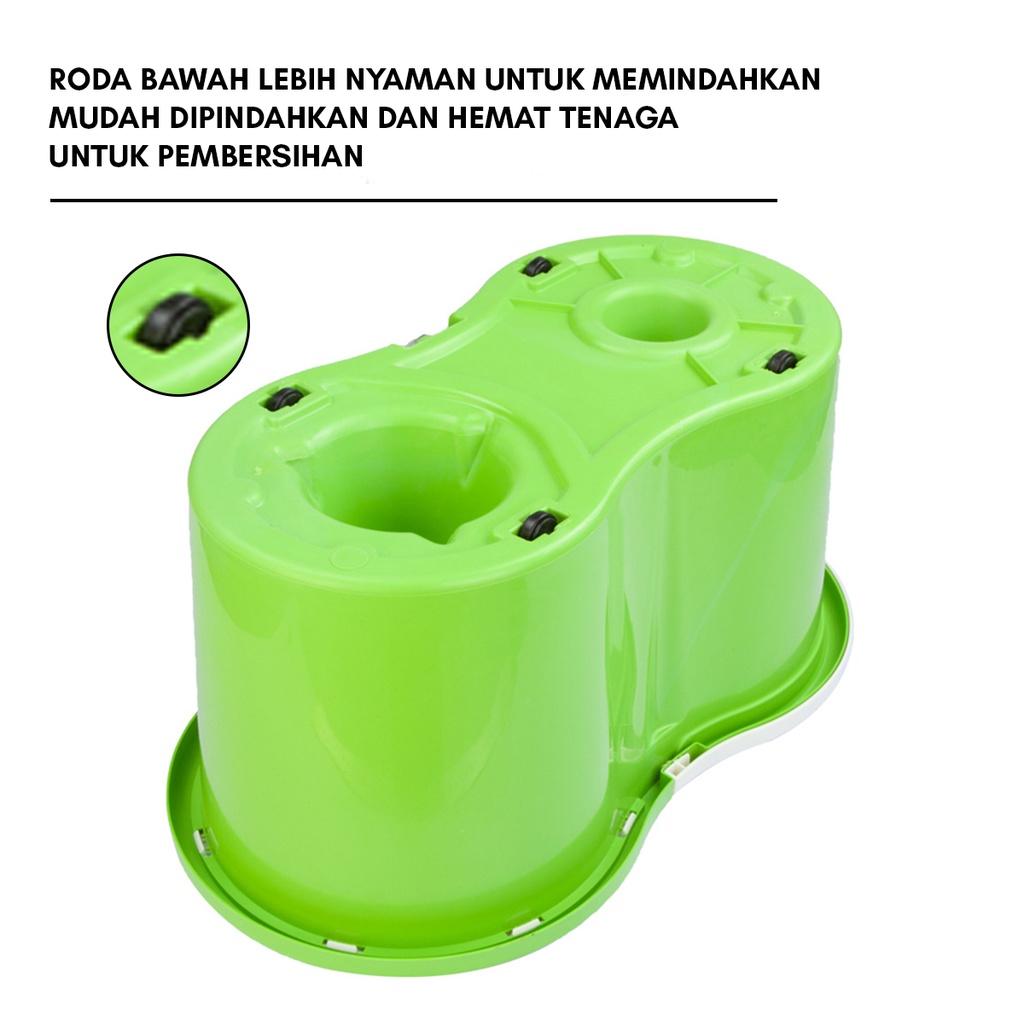 Alat Pel Lantai Pembersih Lantai Spin Mop Ultra