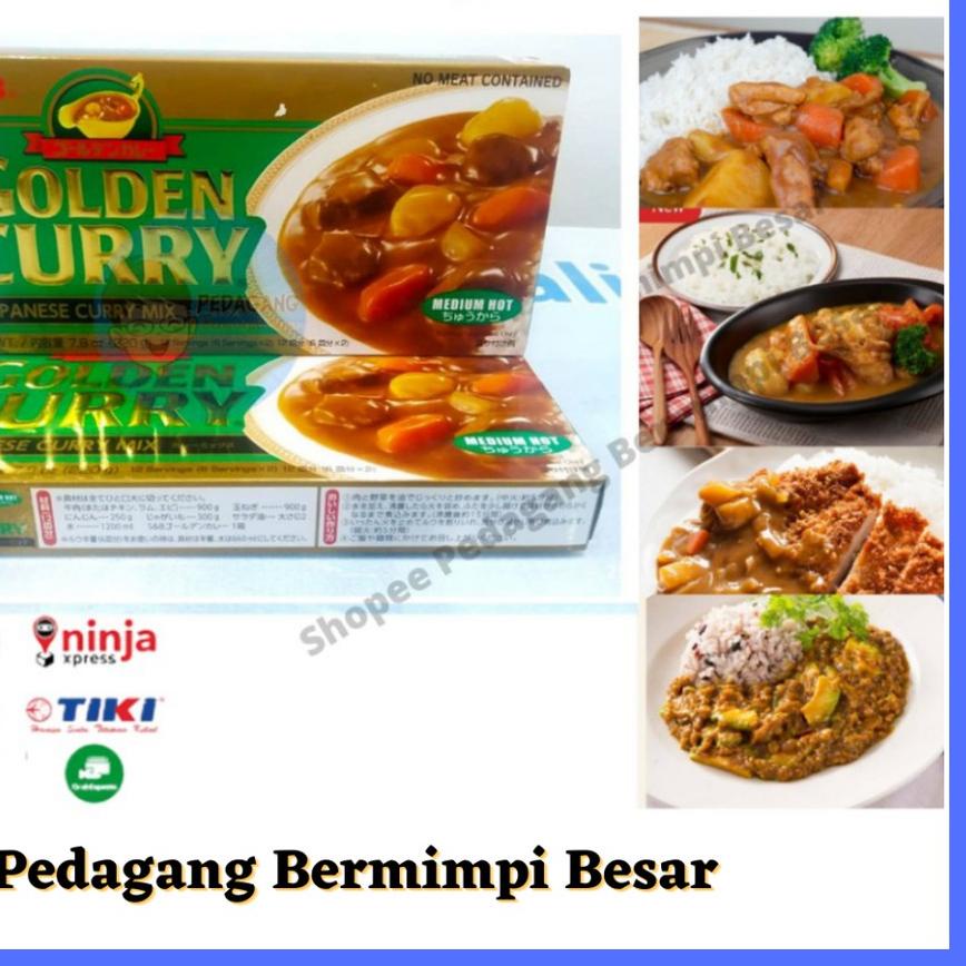 

✺ S&B Golden Curry 220gr Medium Hot | Kari Blok | Kari Jepang ✵