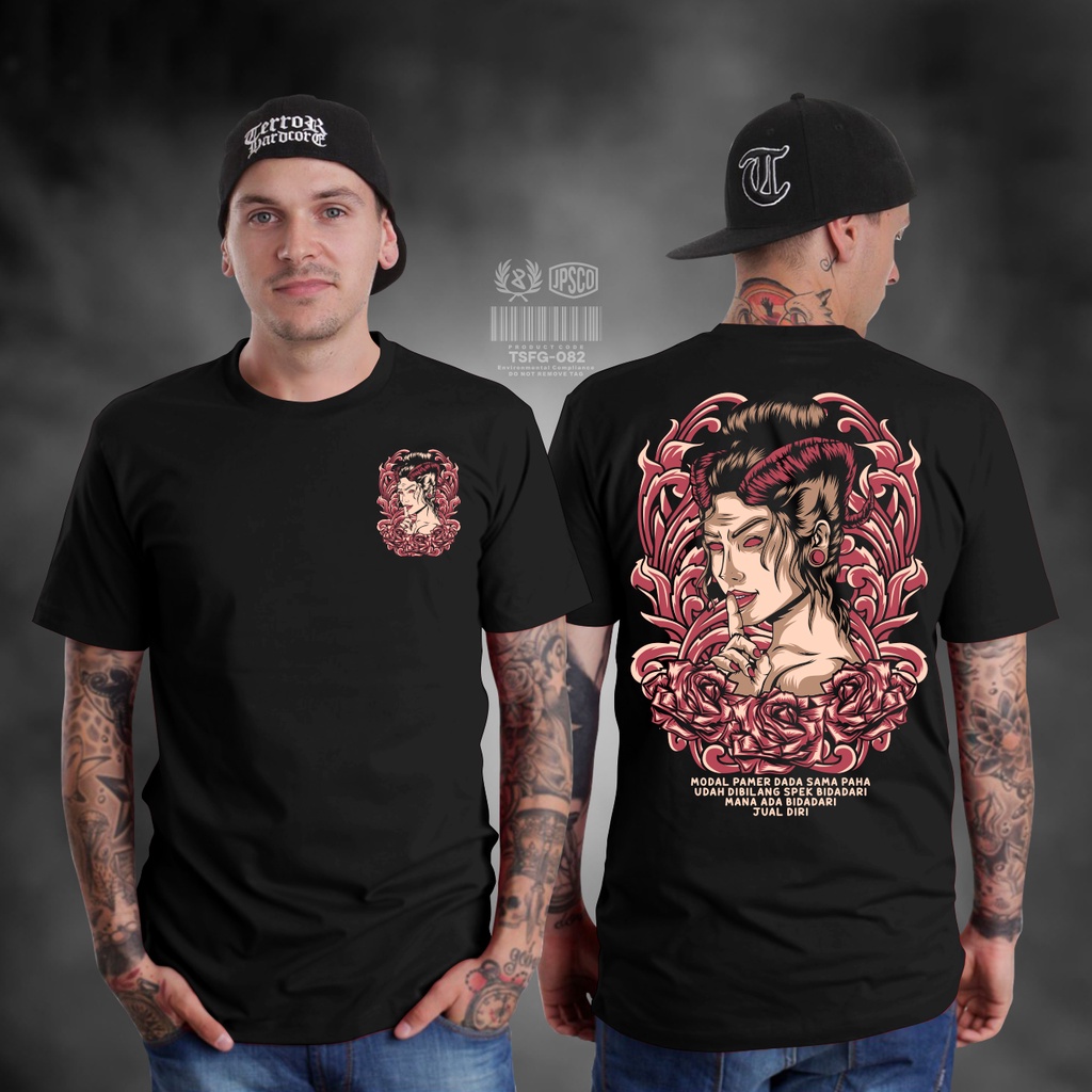 kaos distro SATANIC WANITA MODAL PAMER DADA kaos pria