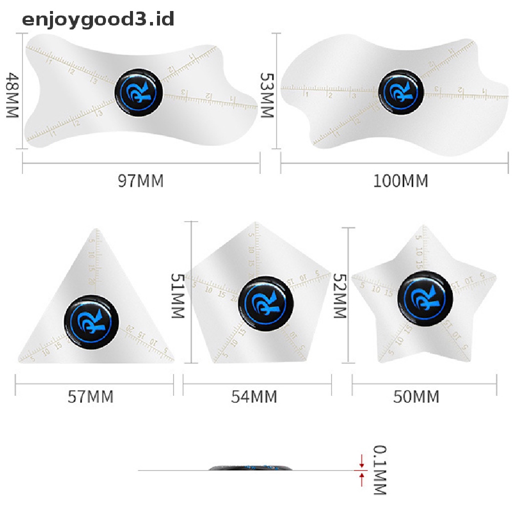 [Rready Stock] 5pcs 0.1mm ultra-Tipis Fleksibel stainless steel pry bar Linggis Kartu Penghapusan Cocok Untuk Alat Perbaikan Ponsel (ID)