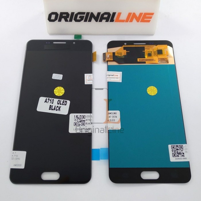 LCD  TS SAMSUNG A7 2016 / A710 ORI OLED - Hitam Berkualitas