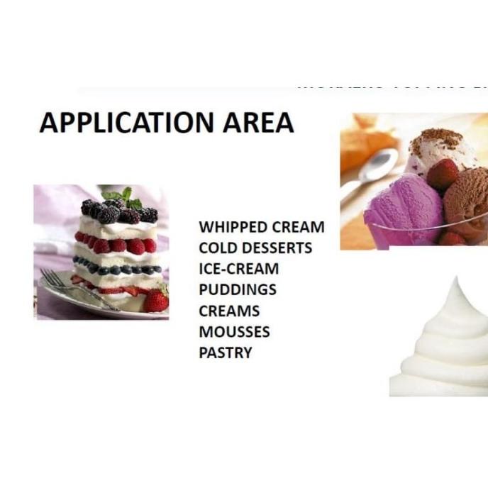 

[1 KG] BAHAN BAKU WHIPCREAM / WHIPPING AGENT