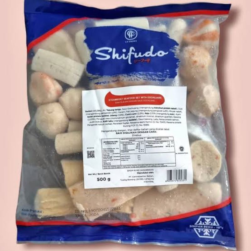 

Shifudo Steamboat Seafood Set 500 gr (Frozen food)