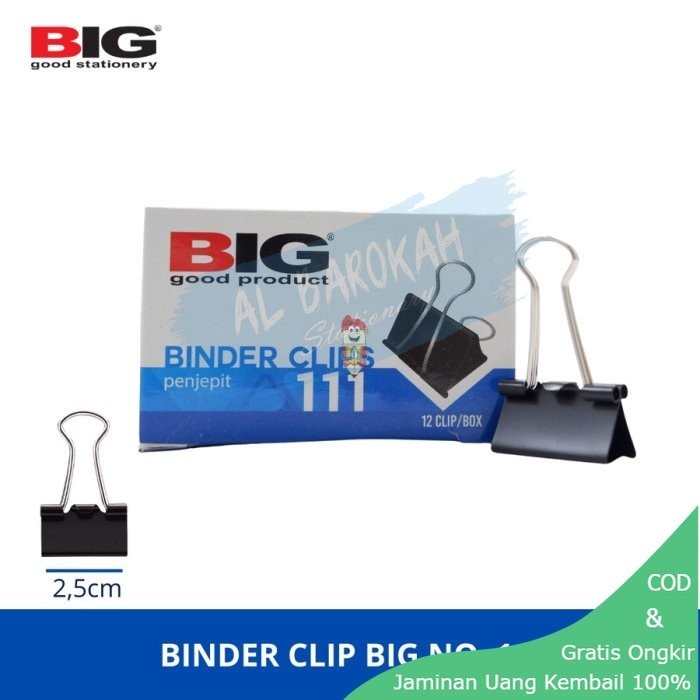 

Binder Clip 111 BIG 25mm