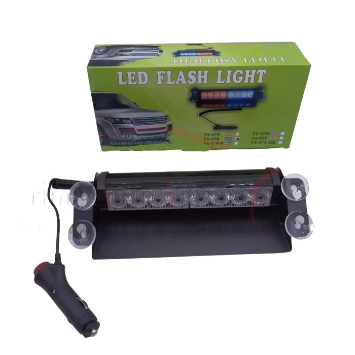 Strobo Dashboard Mobil Biru-Biru / Merah-Biru