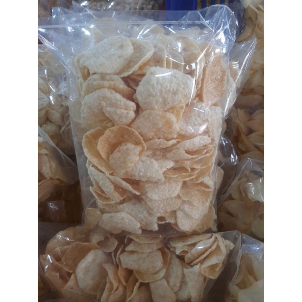 

KERUPUK OPAK 200GR/KRUPUK OPAK LEBAR/KRUPUK OPAK SINGKONG.