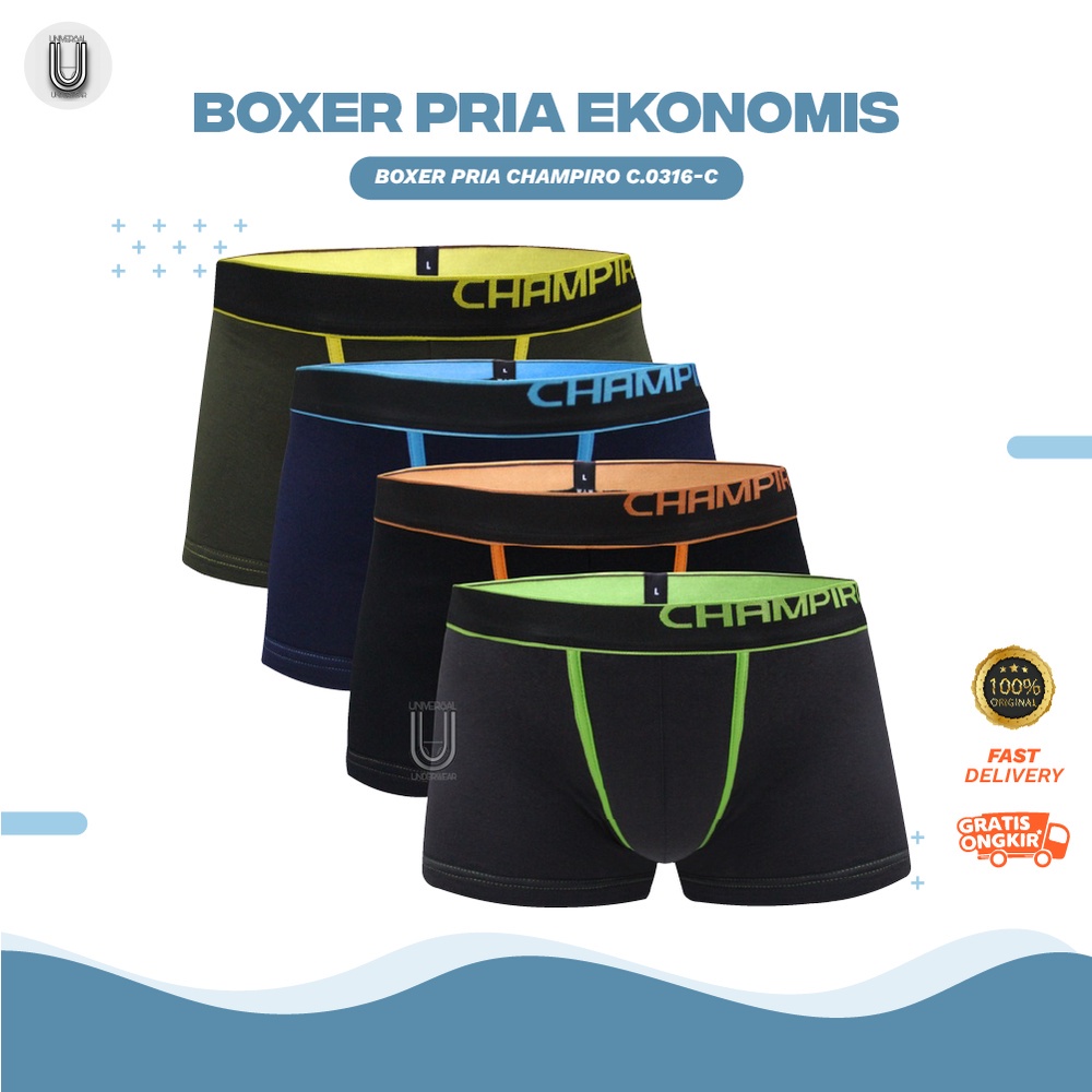 Boxer Pria Champiro C.0316-C TOKO KEANULOVA