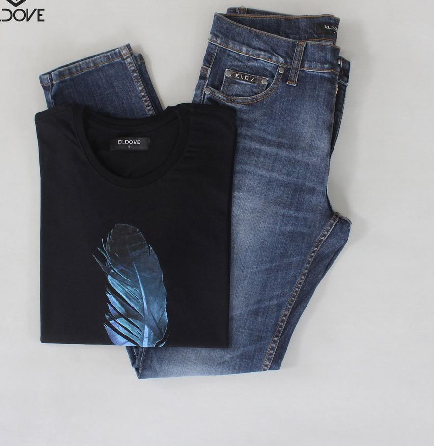 ZKA636 Eldove Paket Celana Jeans + Kaos 8507 []