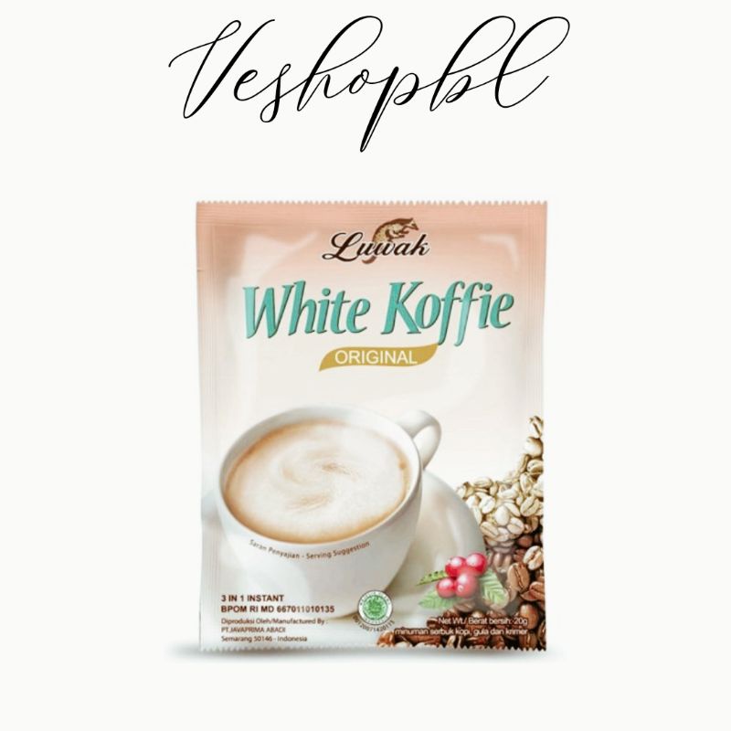 

Luwak White Koffie Original 10x20g