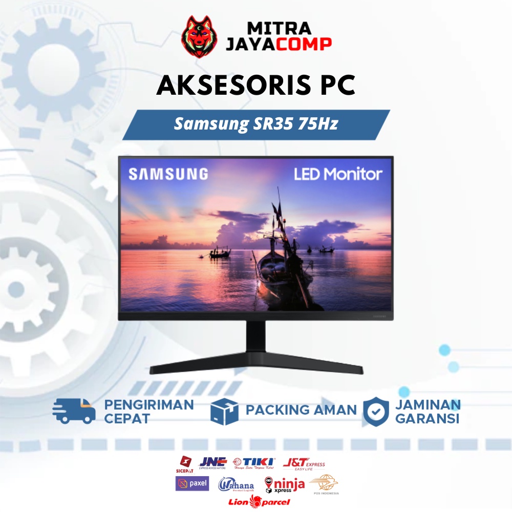 Monitor LED IPS Samsung 24 Inch Flat SR35 Garansi Resmi