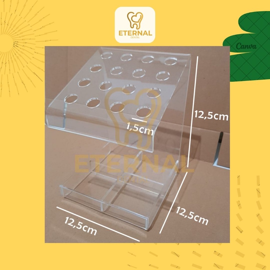ETERNAL DENTAL AKRILIK KOMPOSIT / RAK ACRYLIC KOMPOSIT 3M / TEMPAT TAMBALAN / RAK TEMPAT COMPOSITE