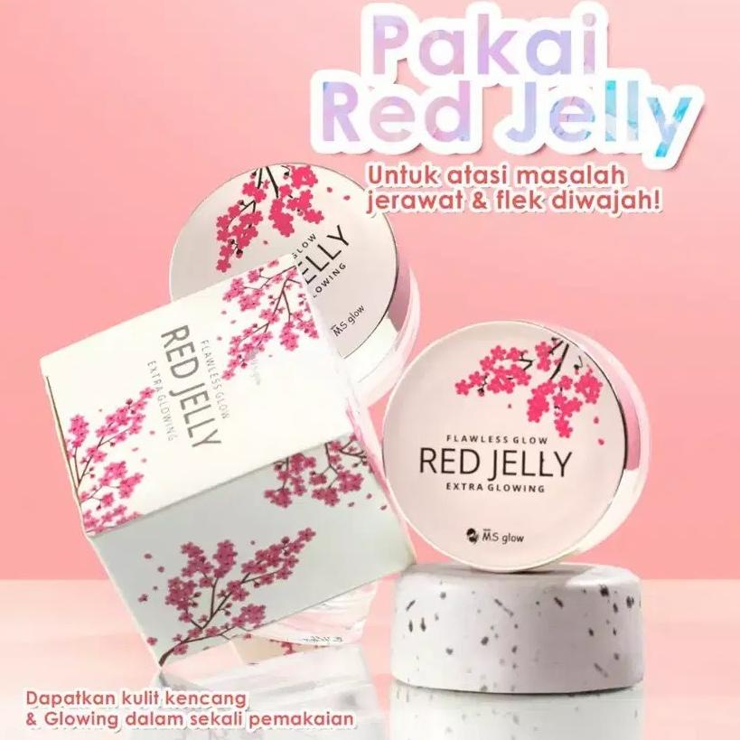 B39 MS GLOW RED JELLY NEW BARCODE TERBARU ORIGINAL TERMURAH PRODUK KEREN ㊣