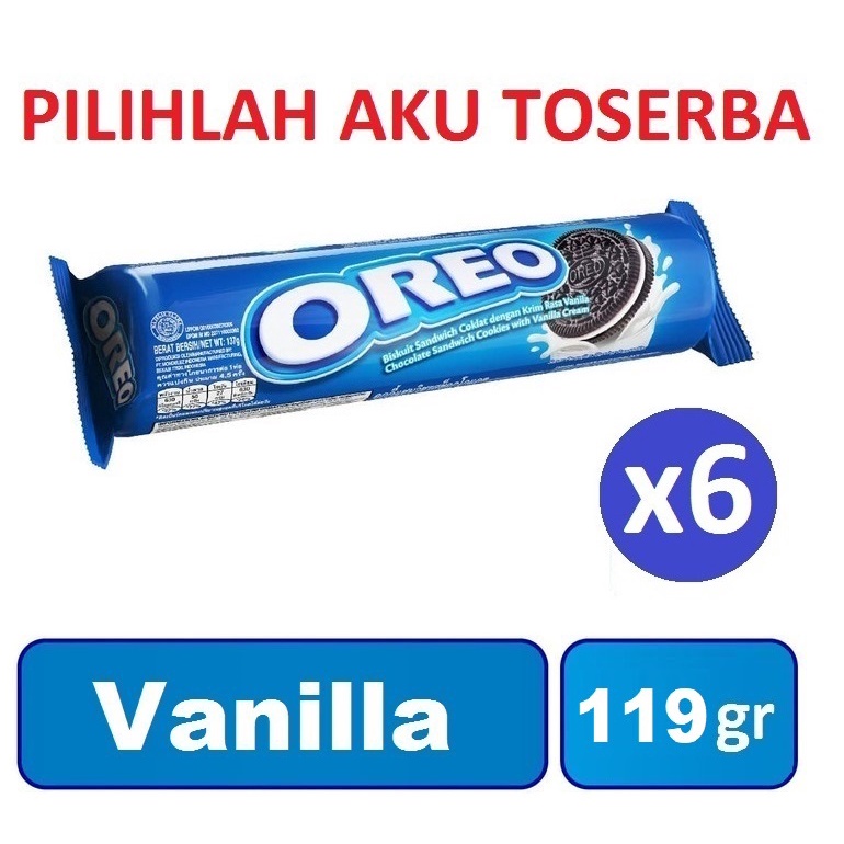 

Biskuit OREO sandwich VANILLA Roll 119 gr - ( HARGA 1 PAKET ISI 6 )