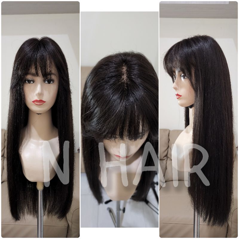 WIG PREMIUM tebal RAMBUT ASLI. 100% human hair
