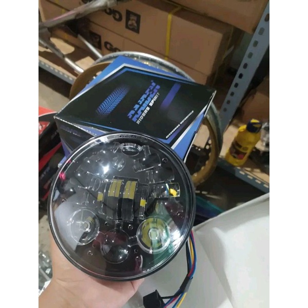 Lampu daymaker 5, 75 inch buat motor cb gl megapro tiger dll