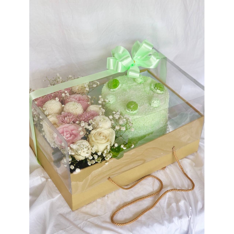 

Kue Ulang tahun mix fresh flower kue ultah gift box brithday kue ulang tahun dengan bunga fresh
