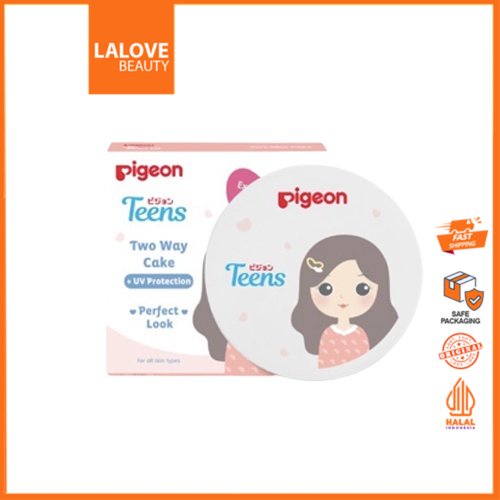 PIGEON Two Way Cake Bedak Wajah Foundation BPOM 14gr NF