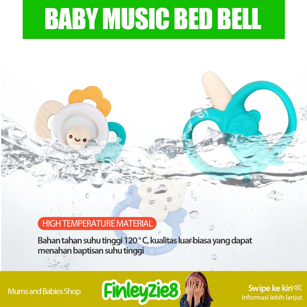 Crib Bell Toys / Membujuk Bayi / Bayi Remote Control Bed Bells / Crib Hanging Toys / Teether Bayi / Mainan Tidur Bayi / Kasur Mainan Bayi / Mainan Box Tempat Tidur Bayi / Box Bayi musik toys Gantung di Tempat Tidur Bayi +Remote / Crib Bell Toys / Mainan