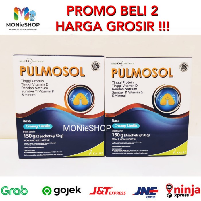 

[ COD ] SUSU PULMOSOL 150 GR GANGGUAN PERNAFASAN PARU 150gr - Vanila