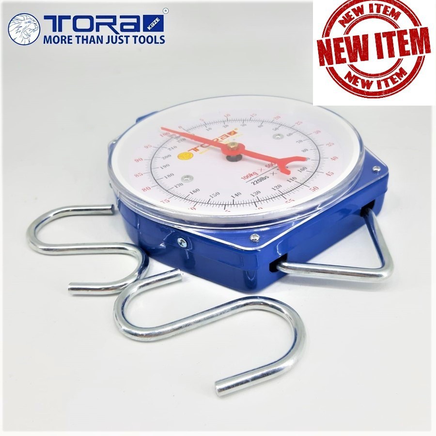 PROMO MURAH!!!Timbangan Gantung Besi 100/50KG Timbangan Gantung Jarum / Hanging Scale / Timbangan Gantung Manual 150 kg