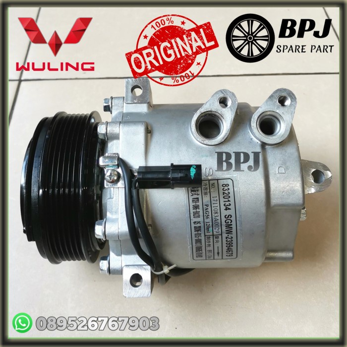 PART Compressor Kompresor AC Mobil New Wuling Almaz Cortez 1.8 1800cc 1.5