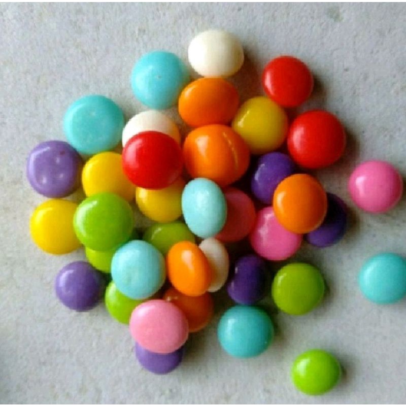 

Choco chips warna setengah bulat 100gram Elmer