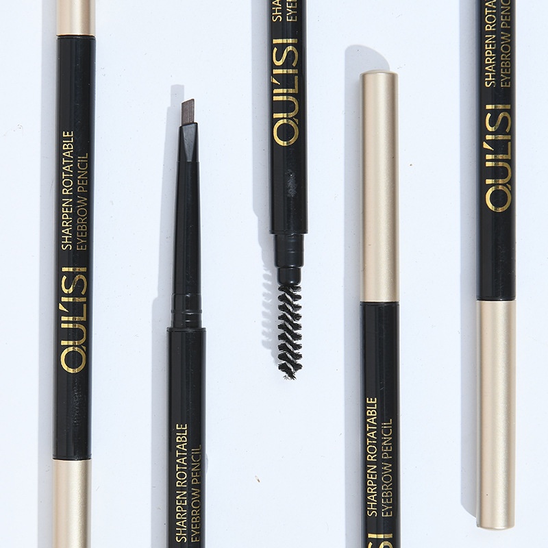 【COD】2 in1 Pensil Alis Tahan Lama Kosmetik Automatic Waterproof Eyebrow Pencil Tahan Lama &amp; Anti Air-CH