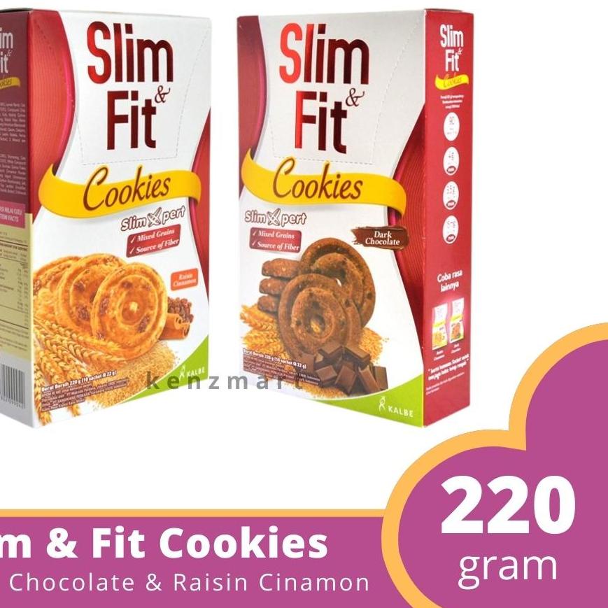 

12.12 BIG SALE FASION ( TERMURAH ) Slim & Fit Cemilan Diet Sehat / Snack Slim Fit Cookies Kue Camilan Diet Rendah Kalori 