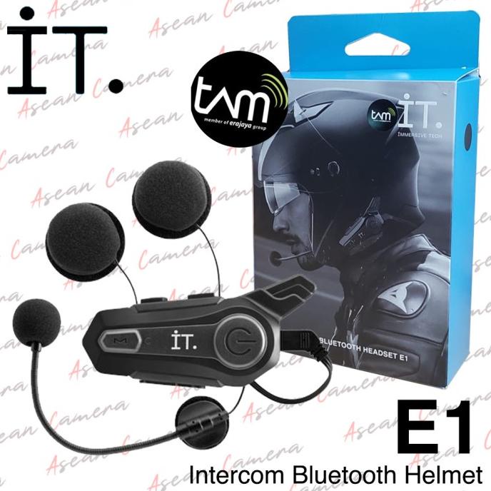 Intercom helm wireless Bluetooth Helm IT E1 SENA CARDO PACKTALK EJAS