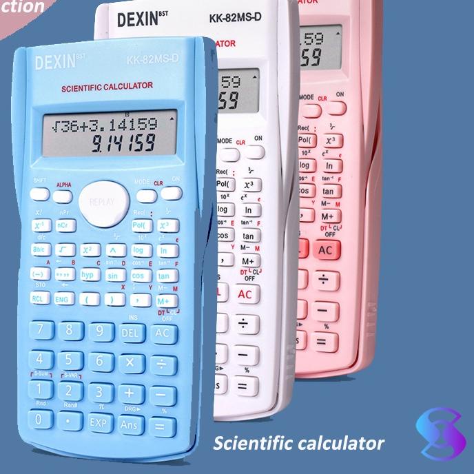 

12.12 FLASH SALE Kalkulator Color Function Scientific Kalkulator 24 Fungsi Kalkulasi 3 Warna 1700 scientific calculator KK-82MS-D buruan